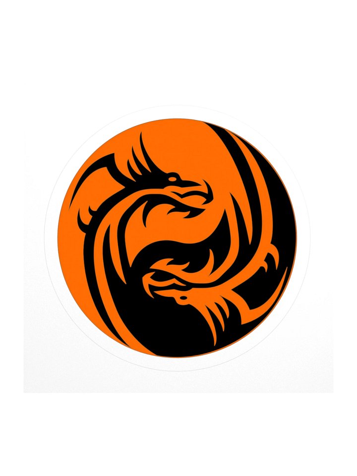 Yin Yang Dragon Sticker product image (1)