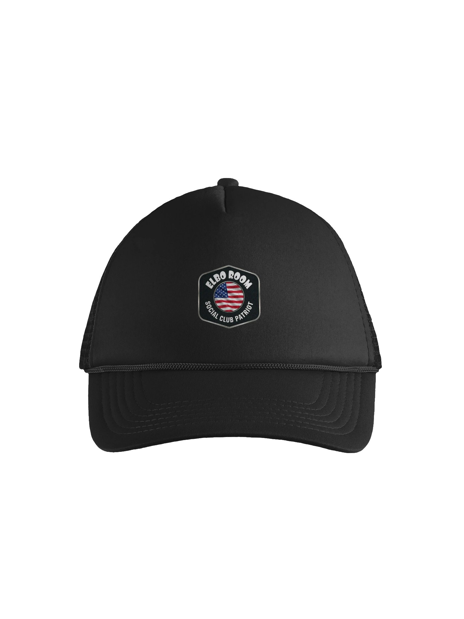 Elbo Room Social Club Patriot Trucker Hat | Core Black product image (3)
