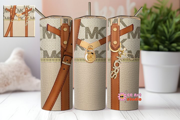 Handbag Cream Tumbler Wrap product image (1)