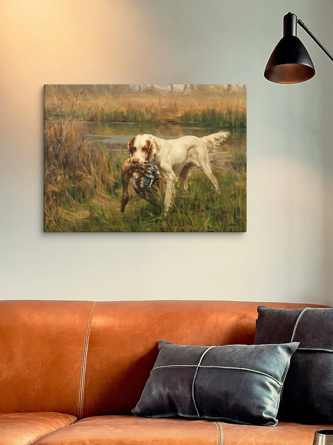 Antique Louisiana Duck Hunting Dog Canvas Print product image (2)