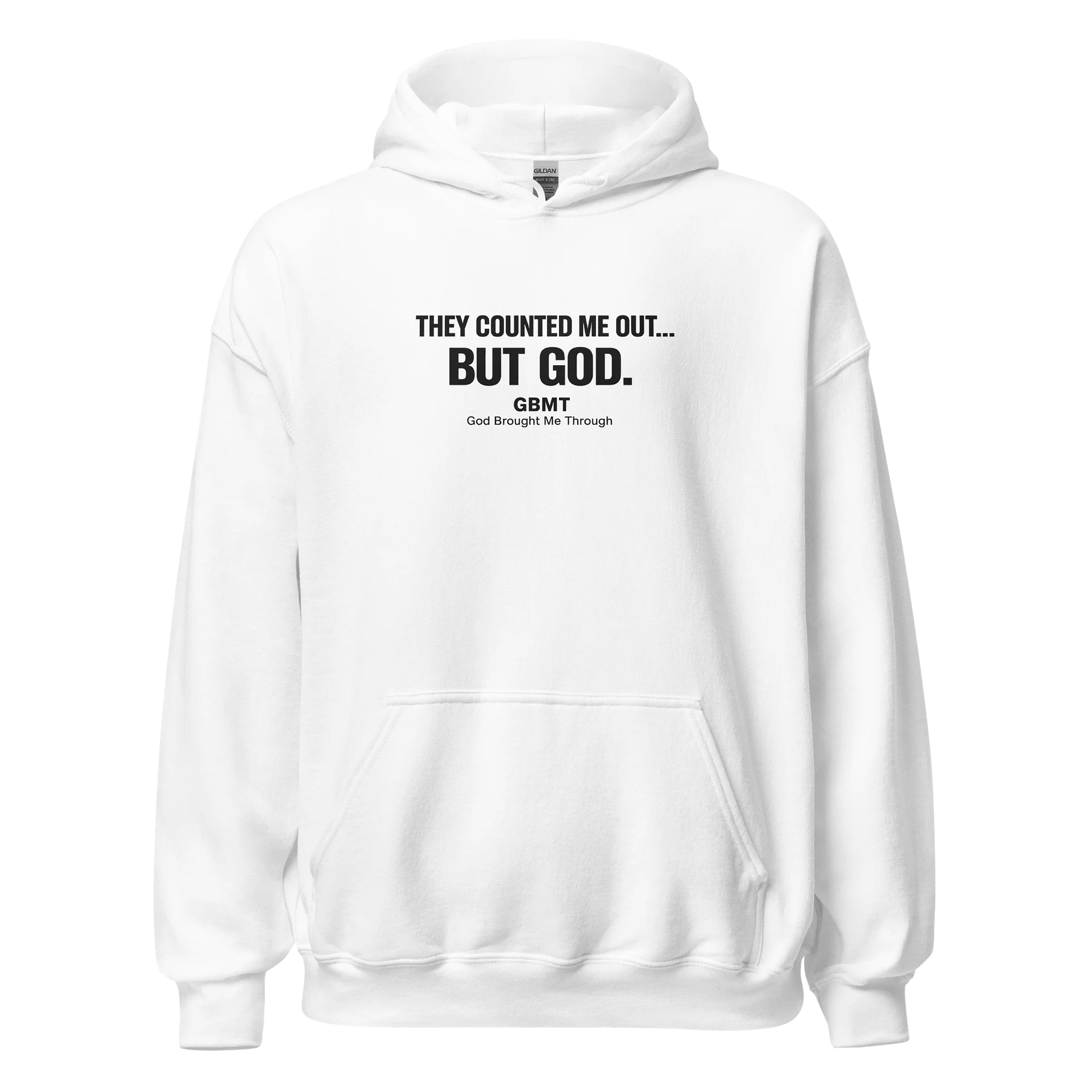 They Counted Me Out But God Hoodie | GBMT Testimony Hoodie | Anthony Johnson product image (1)