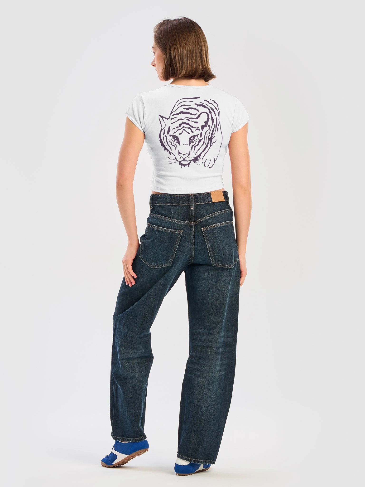 Mermaid Tiger Crop T-shirt product image (6)