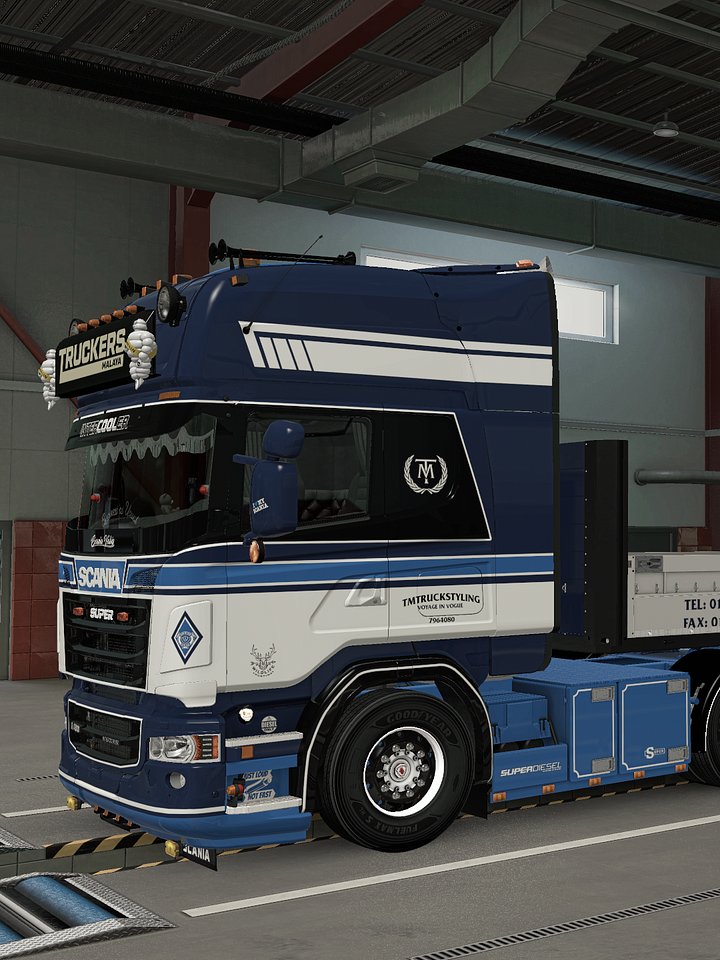 ETS2 TM Multicolor Skin Pack for Scania PGR with Rigid & Trailer Schmitz product image (2)