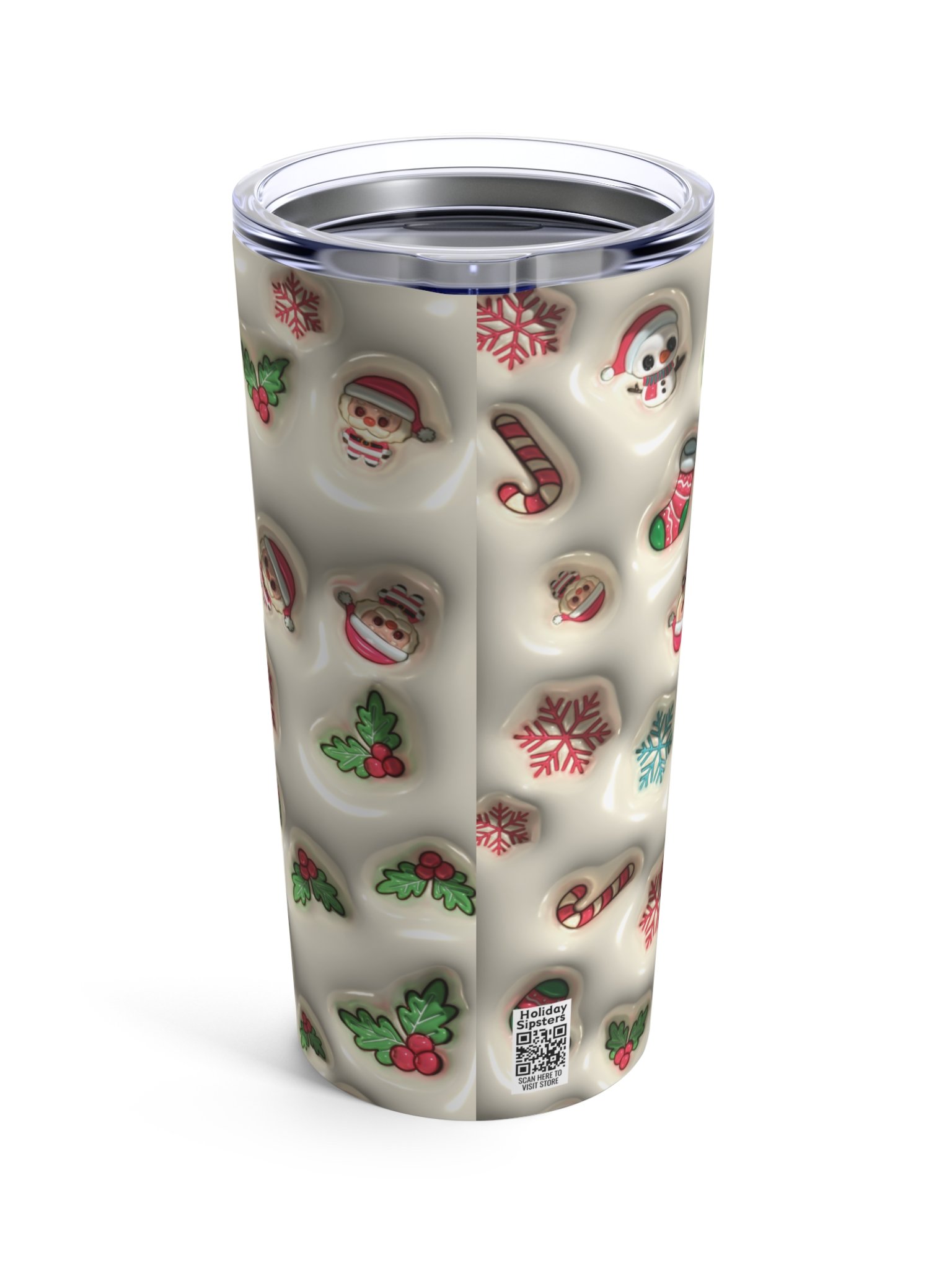 Little Santa Snowman Stainless Steel Tumbler product image (3)