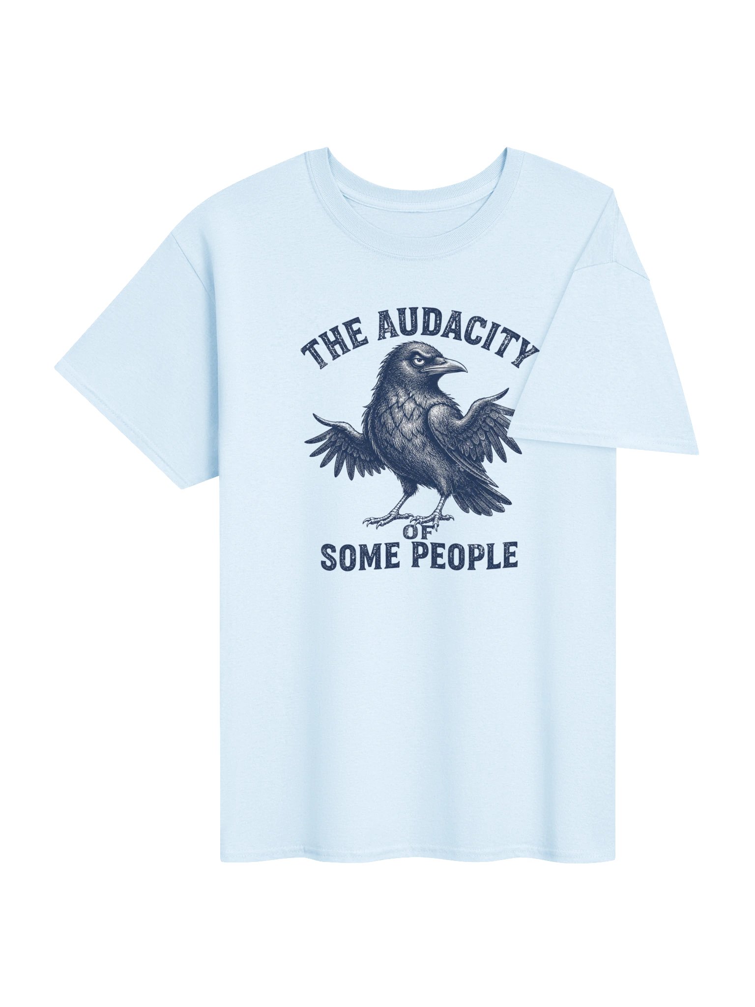 The Audacity Of Some People Shirt, Funny Crow Tee, Sarcastic Bird Lover Gift, Vintage Humor T-Shirt product image (11)