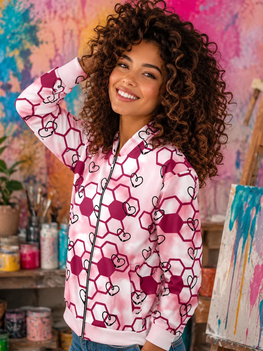 Heart Circuit Zip Jacket product image (1)