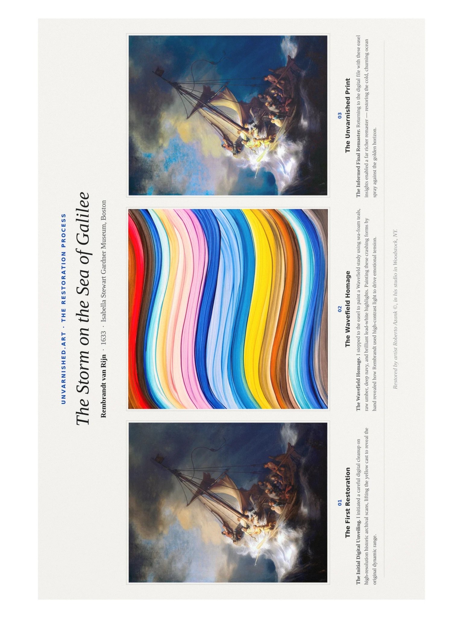 The Storm on the Sea of Galilee — Process Poster product image (1)
