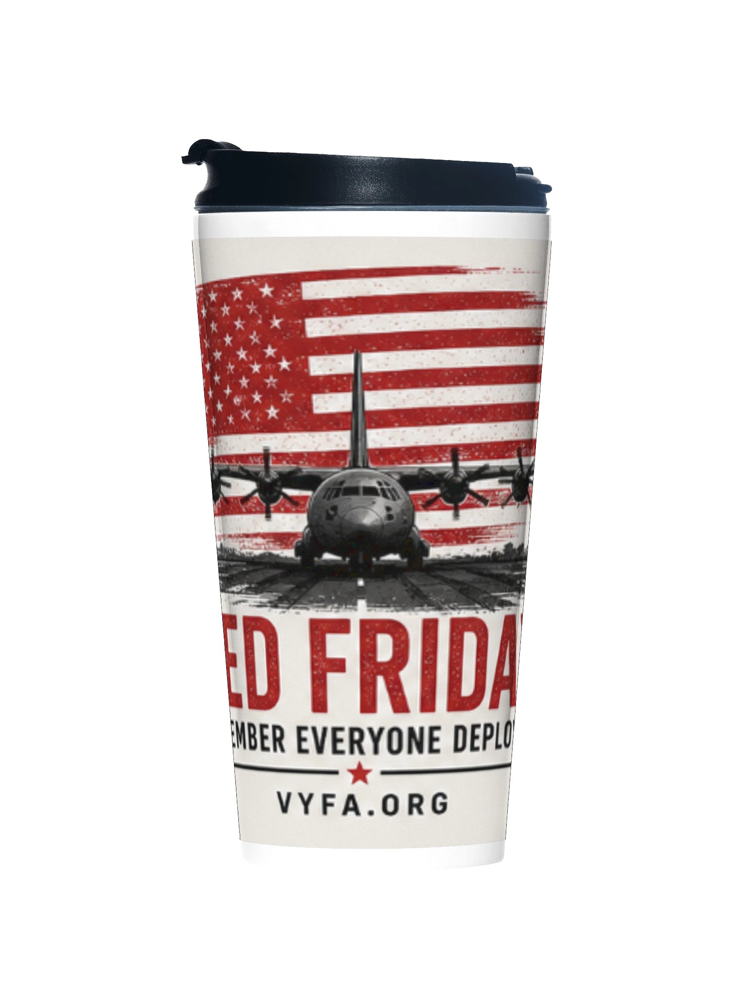 VINTAGE RED FRIDAY Remembrance Travel Mug product image (1)