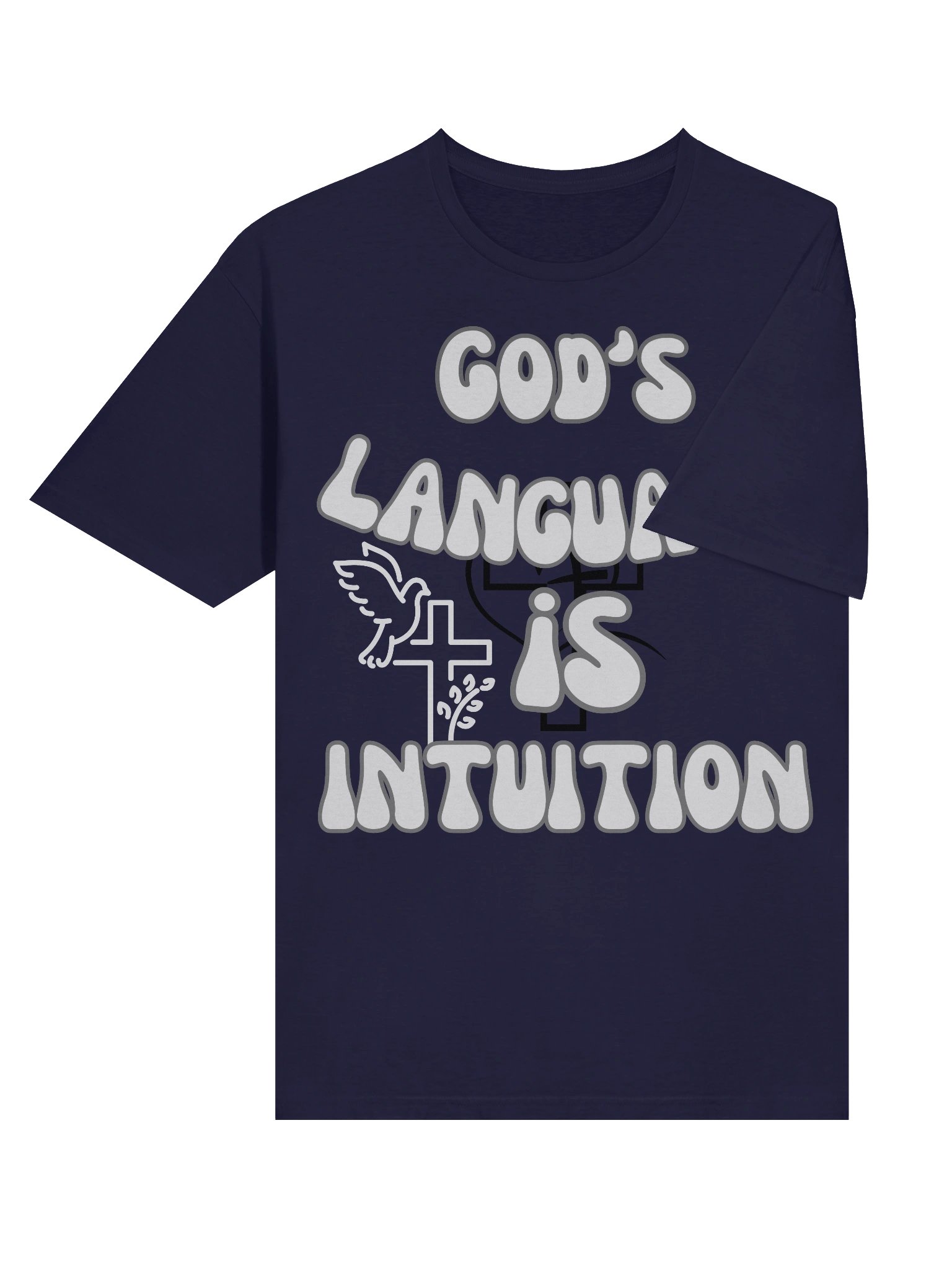 God's Language is Intuition Unisex T-Shirt product image (28)