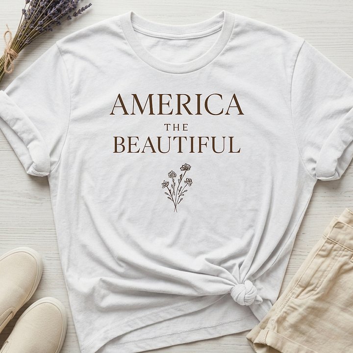 America 250: "America III" Organic T-Shirt product image (1)