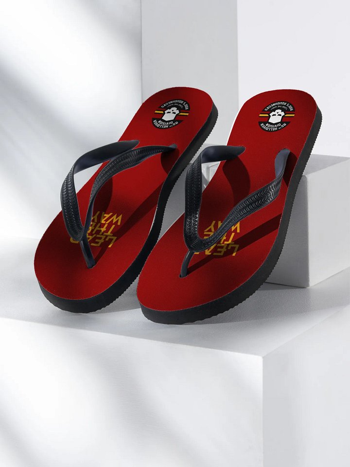 Roughneck Red Flip-Flops product image (1)