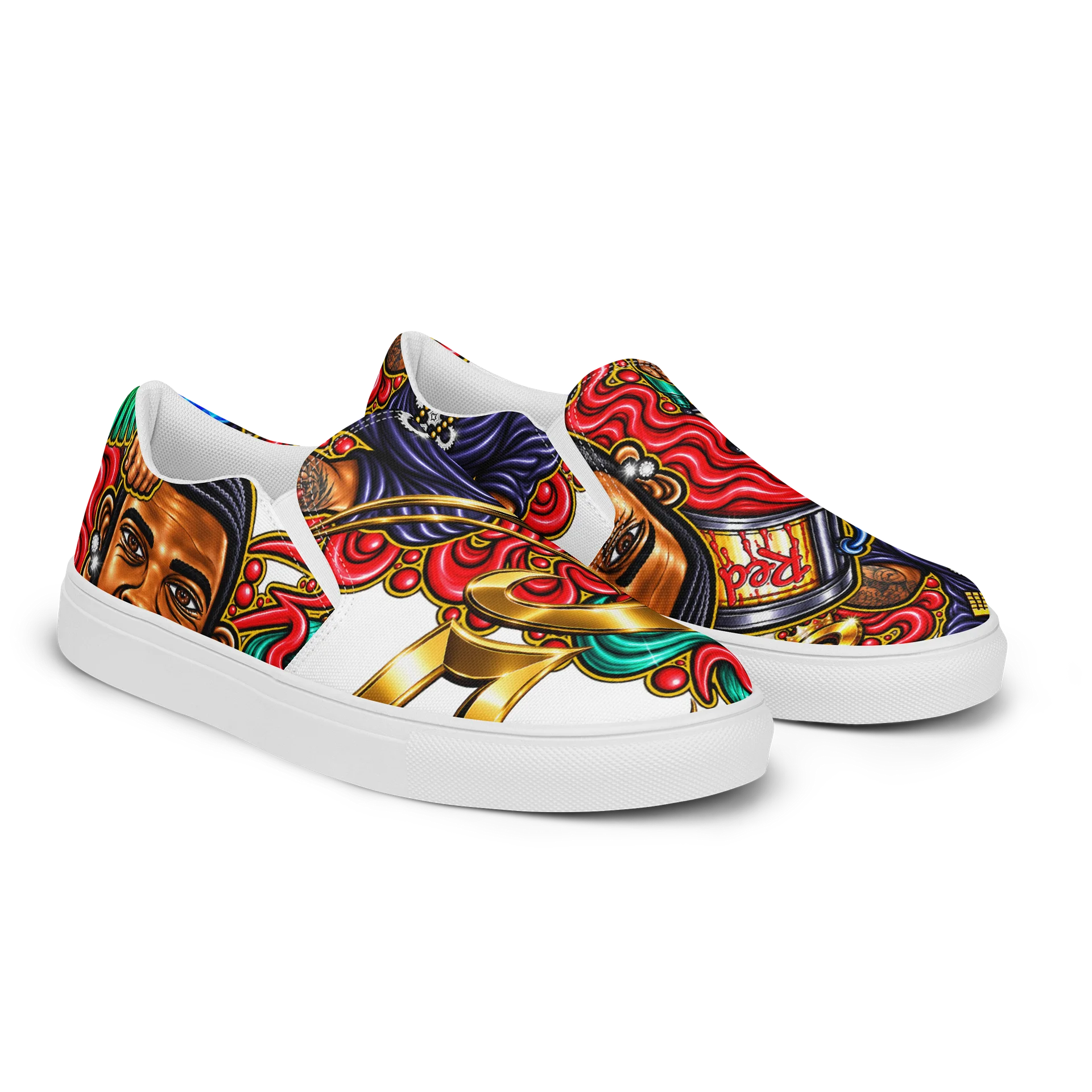Women's Caricature Slip-On Canvas Shoes by RamJewEL product image (2)