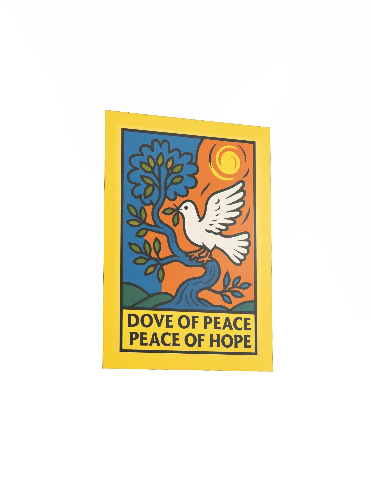 DOVE OF PEACE - PEACE OF HOPE - Poster - by M-Art & Design product image (3)