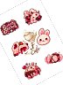 The AFK Cafe™ Sugar Stitches | 6-Piece Sticker Pack Vol. 1