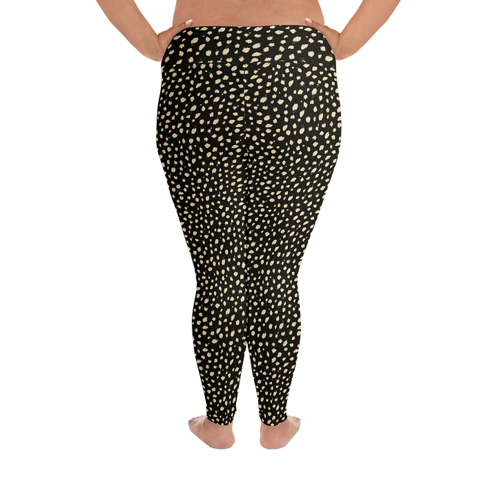 Comfortable Plus Size Leggings Bold Leopard Print product image (2)