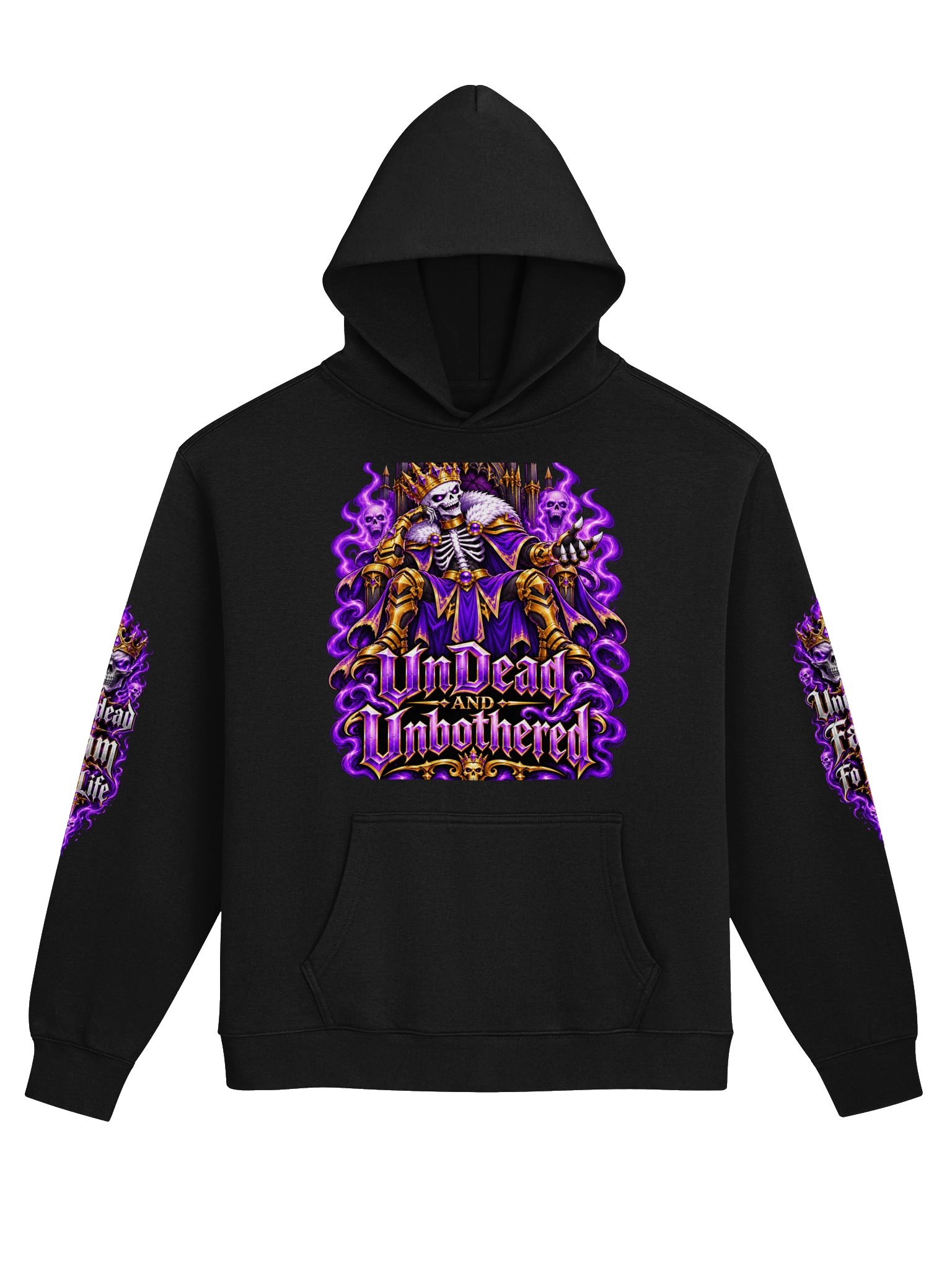 Undead and Unbothered Hoodie (Purple) product image (1)