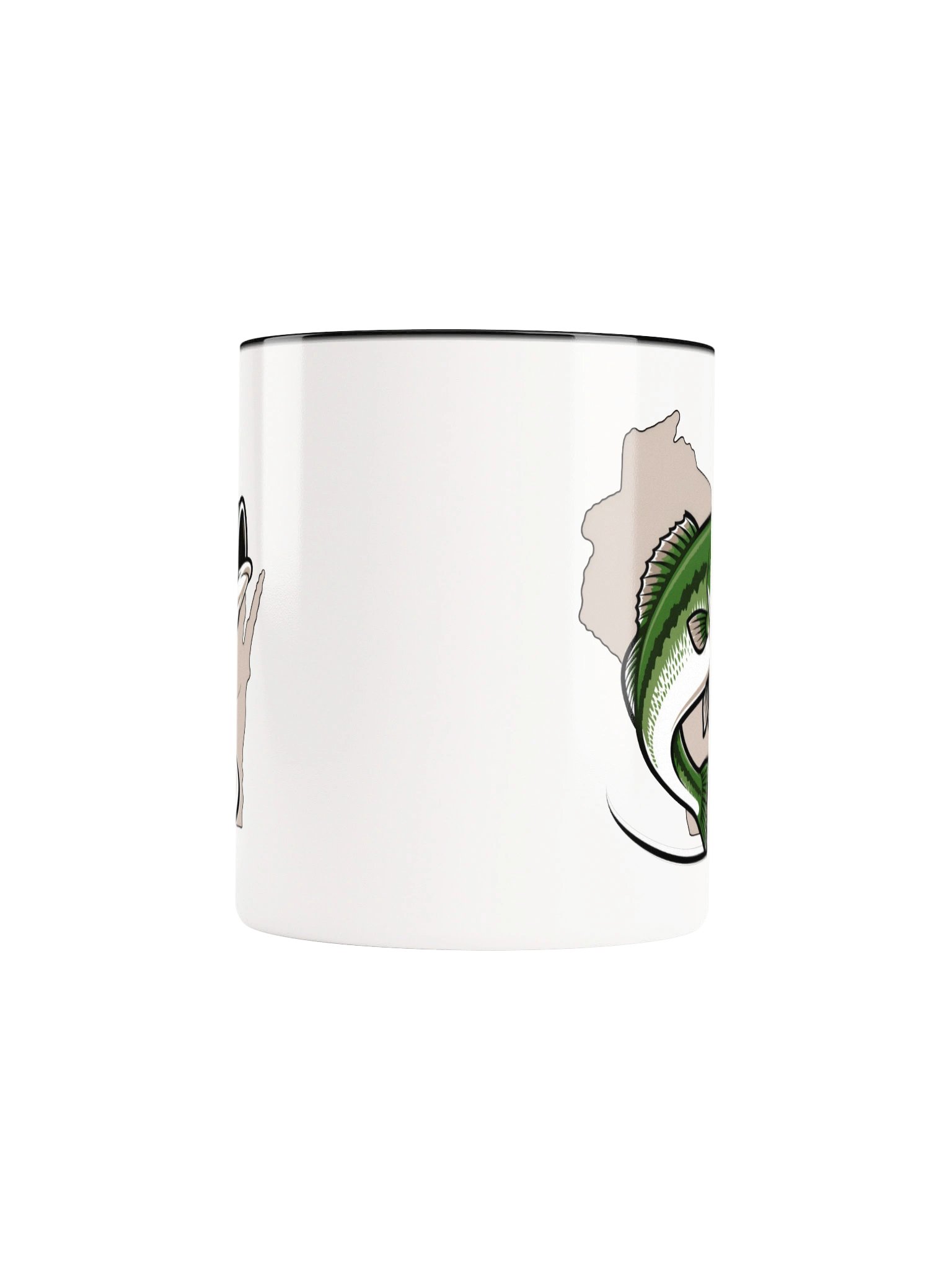 Fishing Southern Wisconsin Ceramic Mug with Color Inside product image (18)