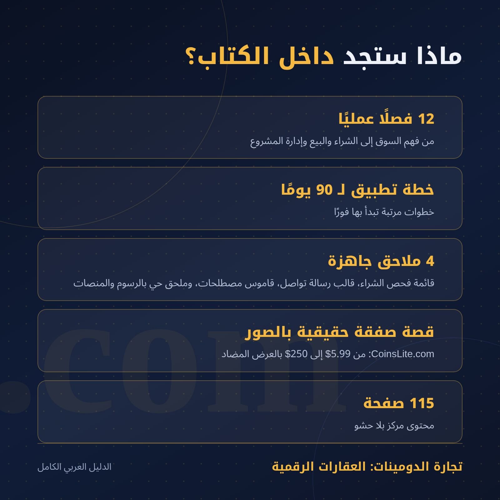 تجارة الدومينات: العقارات الرقمية | الدليل العربي الكامل product image (5)