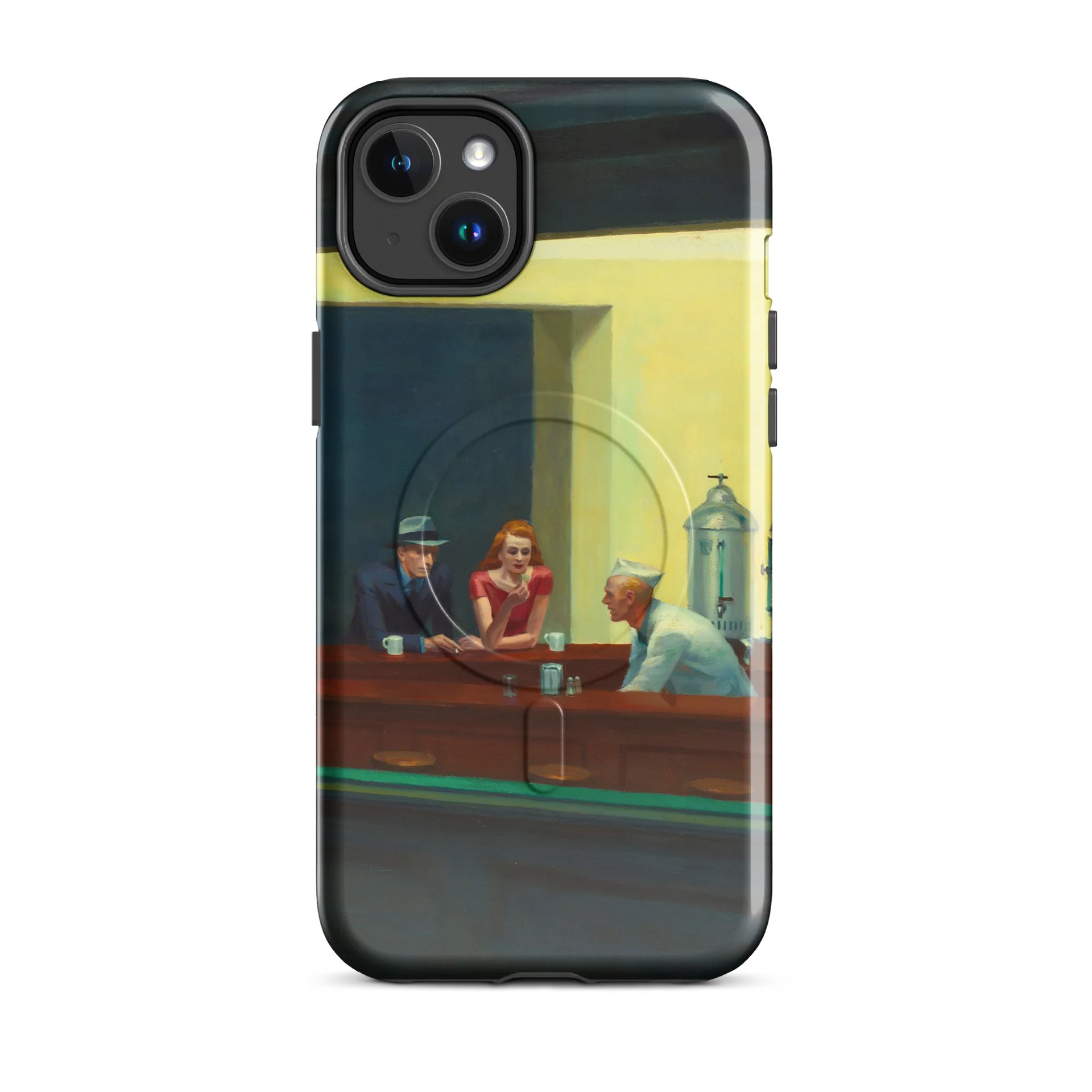 Edward Hopper – Nighthawks (Detail) iPhone® MagSafe® Tough Case product image (2)