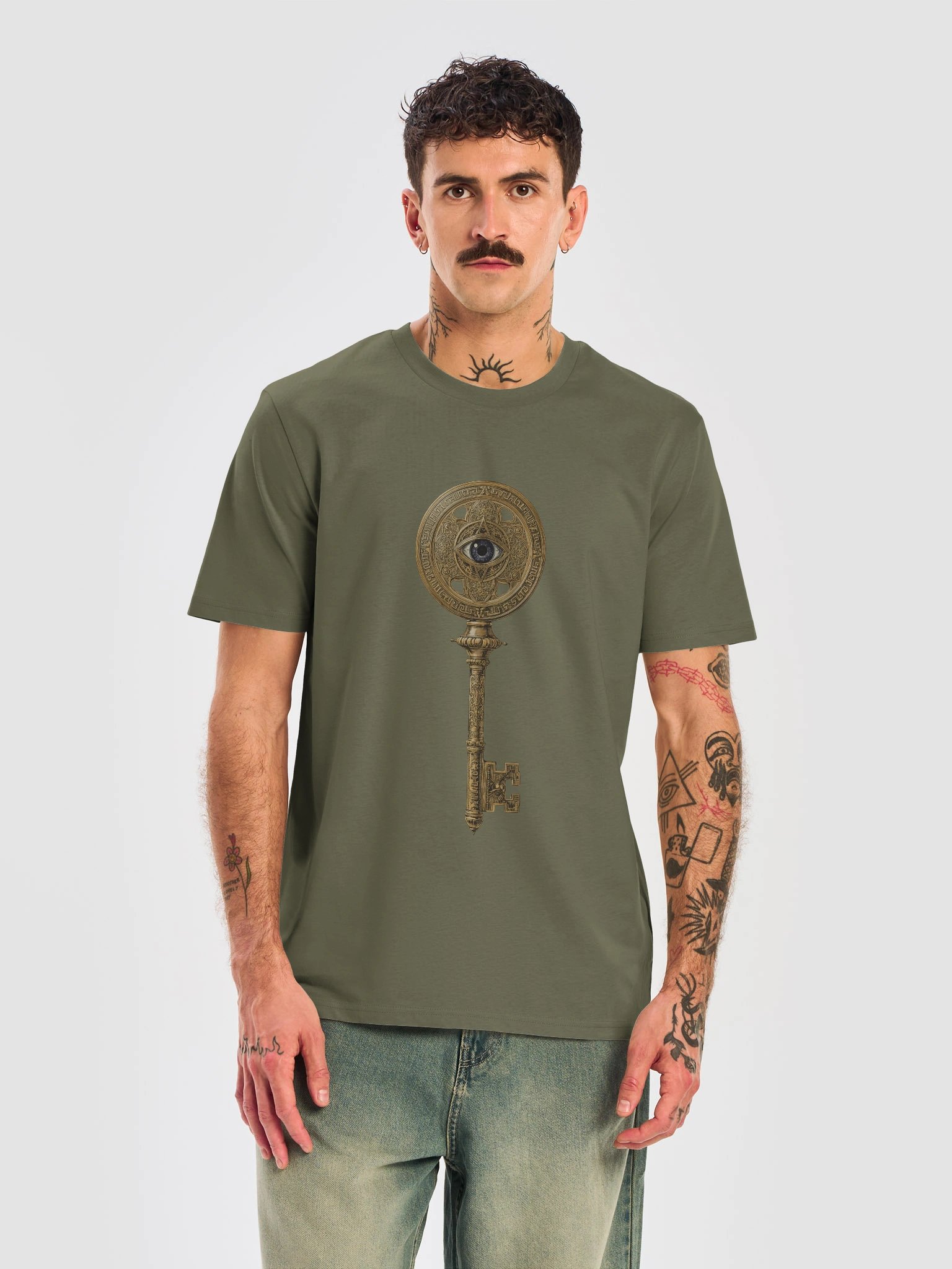 The Gatekeeper’s Key – Khaki Archive Edition (Front & Back Print) product image (5)