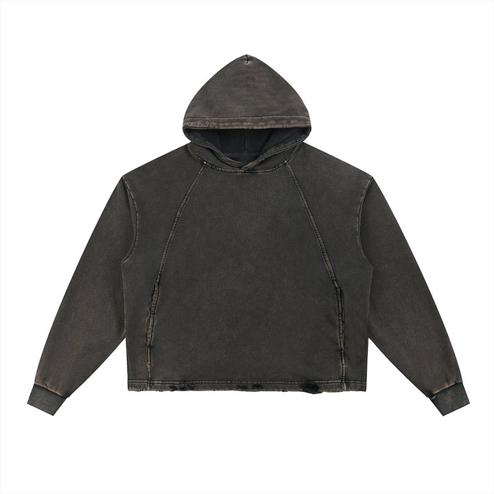 Logan Star - Vintage Washed Frayed-Hem Hoodie product image (2)