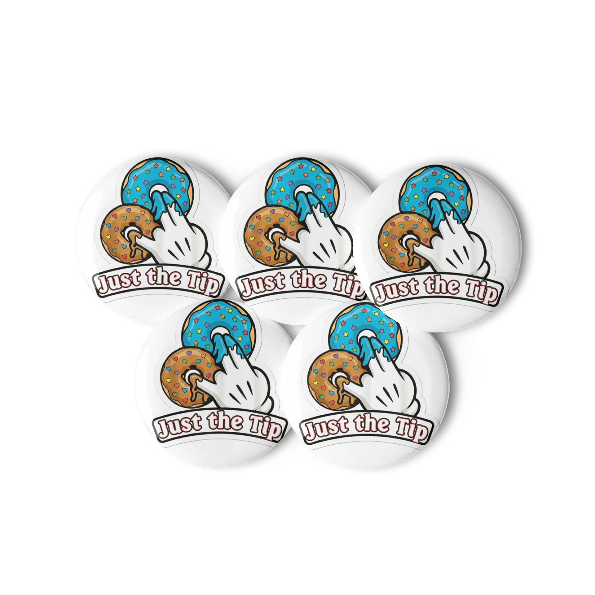Just The Tip - Custom Pins - Set of 5 product image (2)