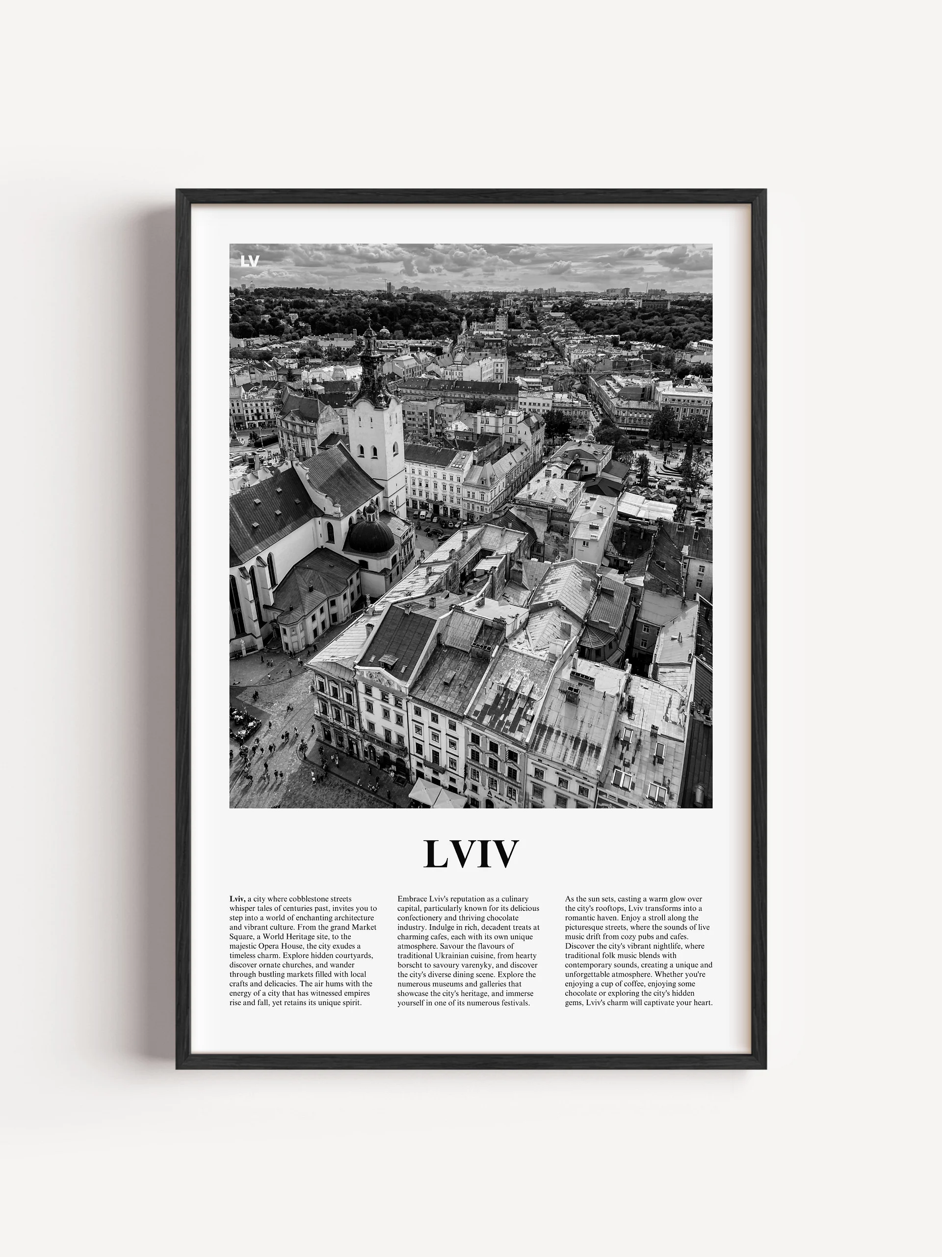 Lviv 01 Newspaper Poster product image (1)