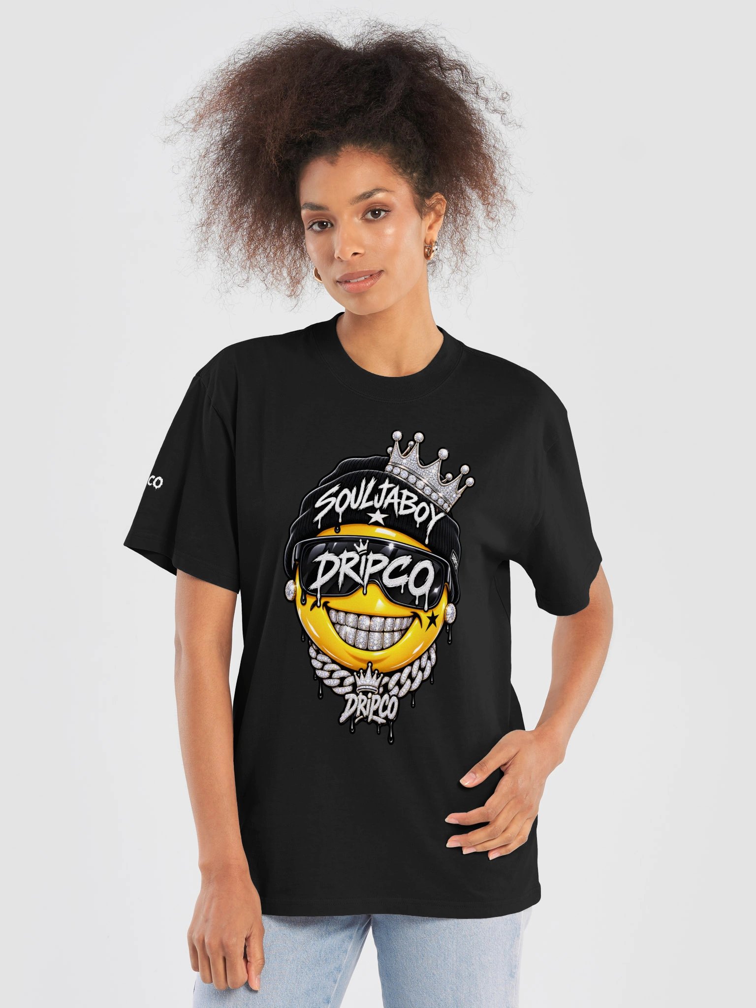 SouljaBoy Drip Smiley Oversized Tee product image (22)