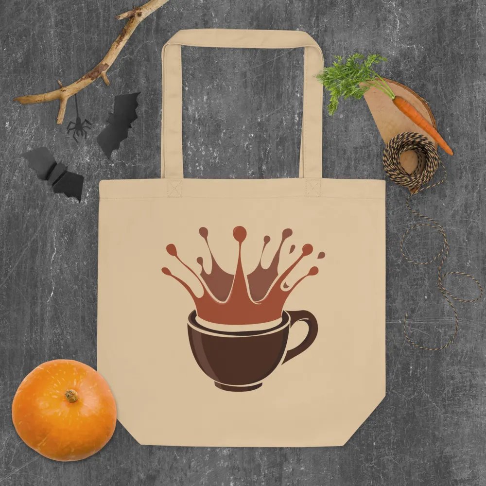 Caffeine Crown Splash Tote Bag product image (5)