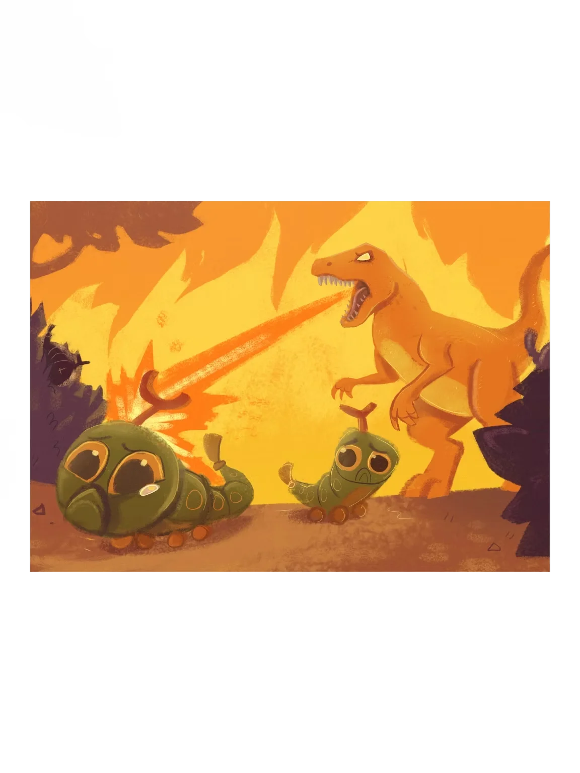 "Lizard's Destruction" - Poster product image (1)