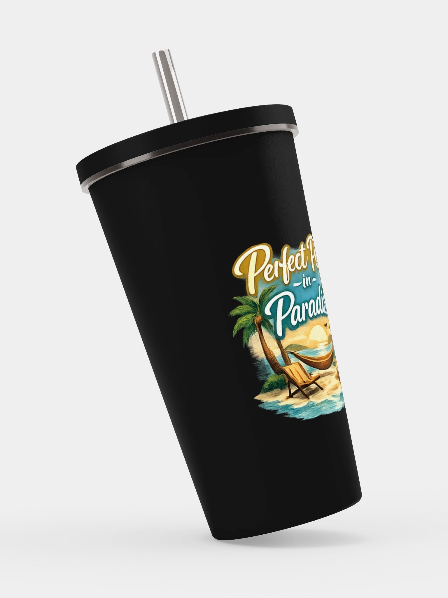 Perfect Peace in Paradise Insulated Tumbler with Straw product image (2)