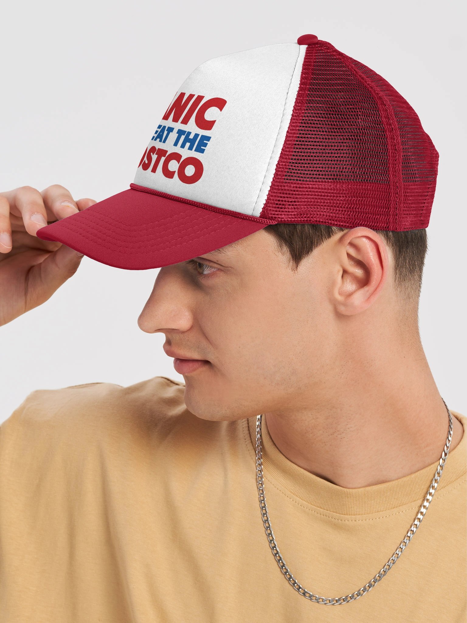 Panic At The Costco Foam Trucker Hat product image (7)