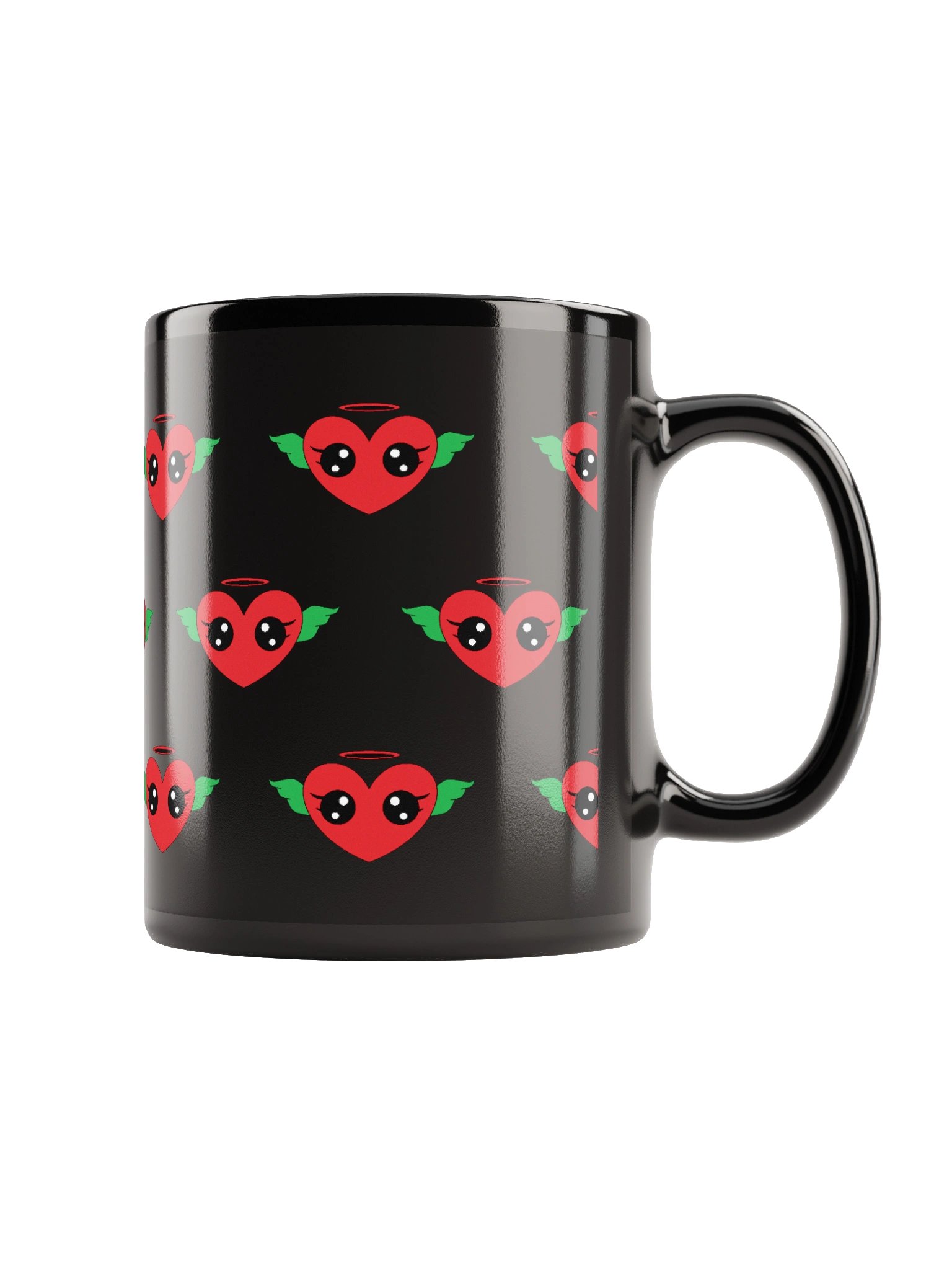 Heartfelt Wings Black Mug product image (2)