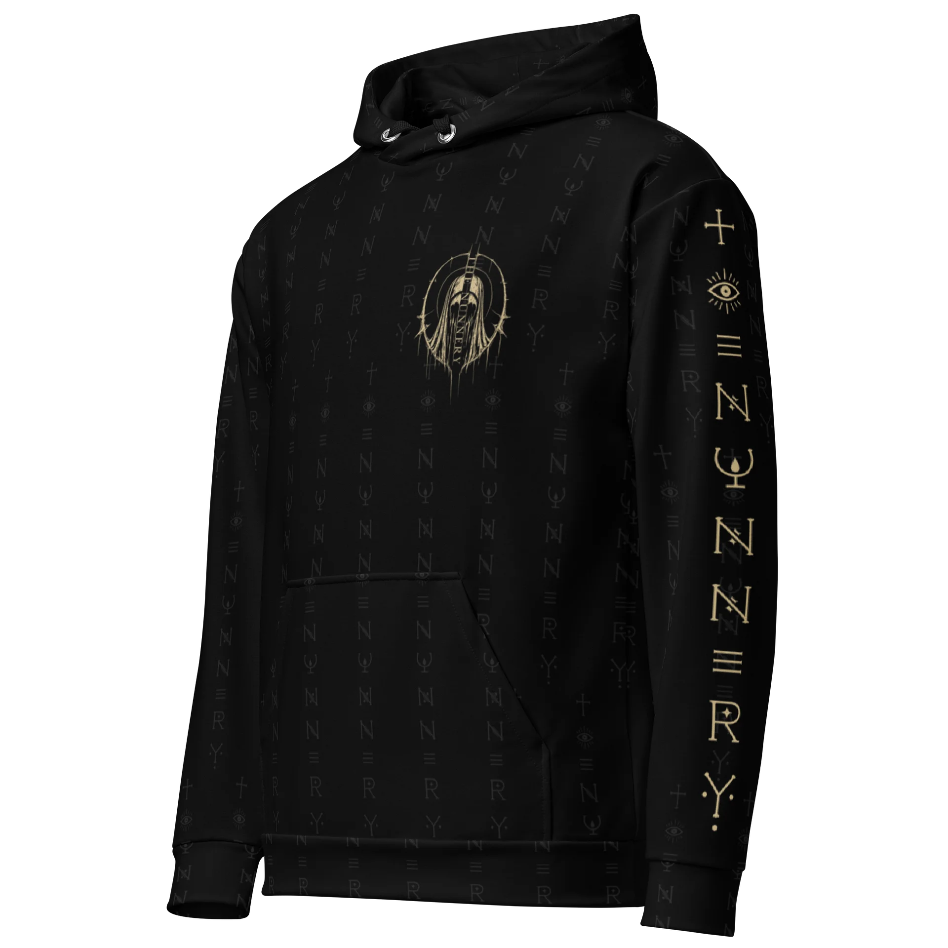 Special Edition - The Nunnery Rune Obsidian Full Print Hoodie product image (2)