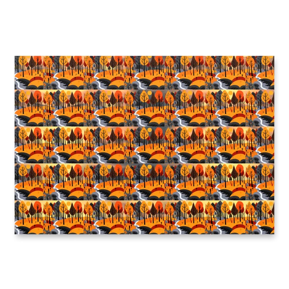Autumn and Leaf Gift Wrap product image (3)