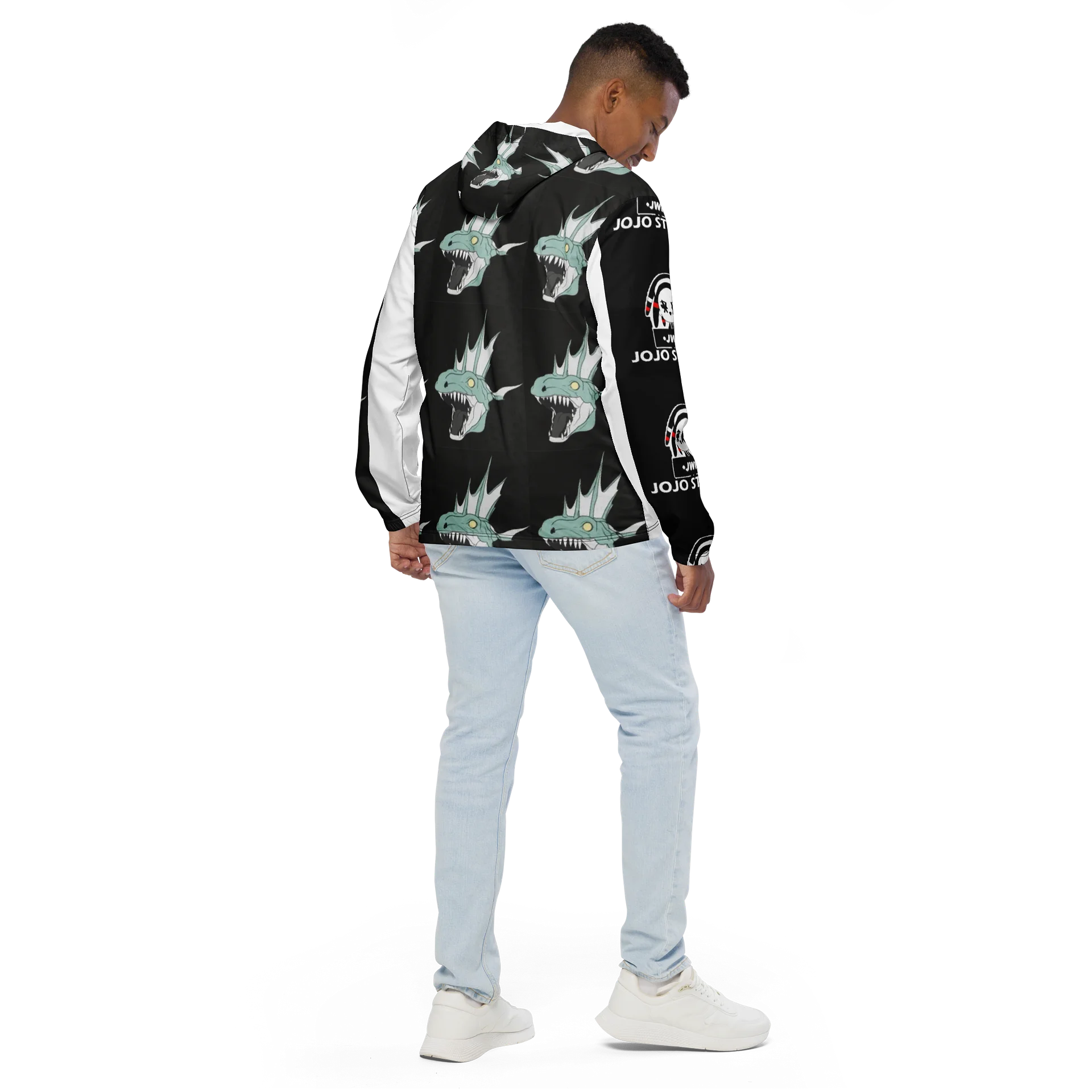 Predator Cards All-Over Print Windbreaker product image (4)