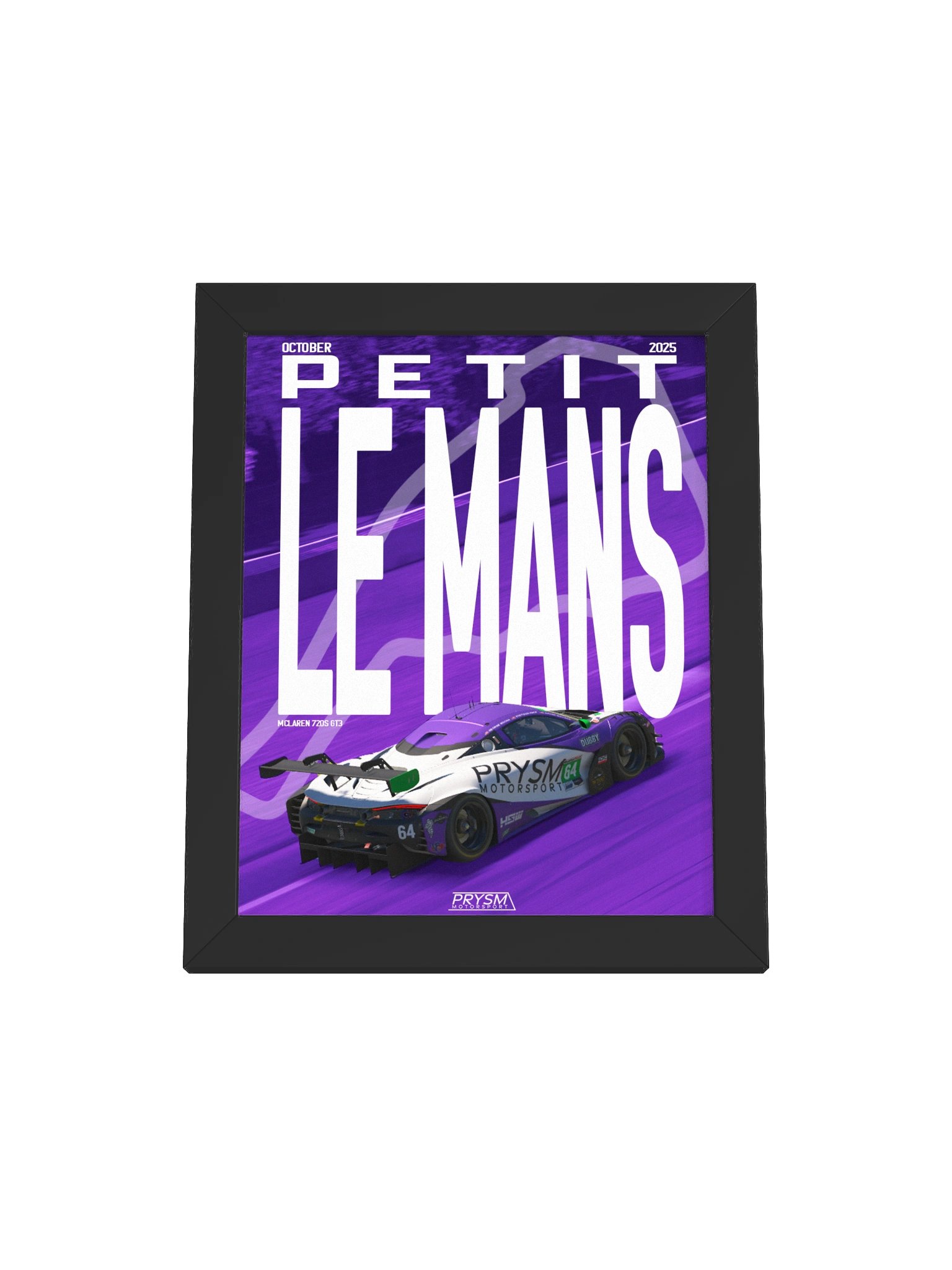 2025 PRYSM Motorsport Petit Le Mans Framed Graphic product image (2)