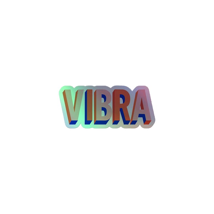 VIBRA Logo Reflector Sticker product image (1)