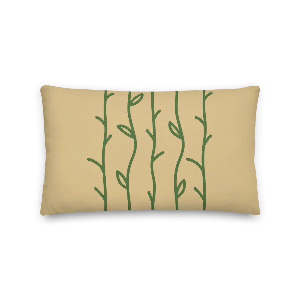 Bamboo Rose Garden Premium Pillow product image (5)