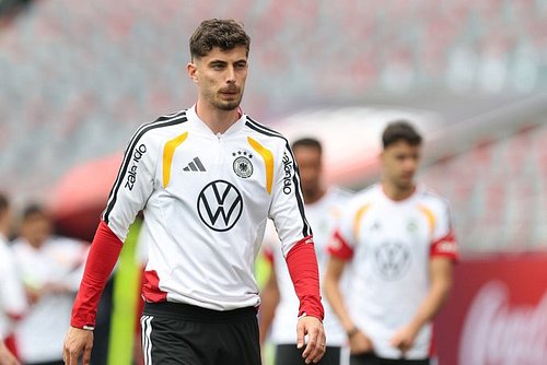 Kai Havertz in Germany training. 🇩🇪 ✅

 #football #FIFAWorldCup #2026worldcup⚽️🏆 #