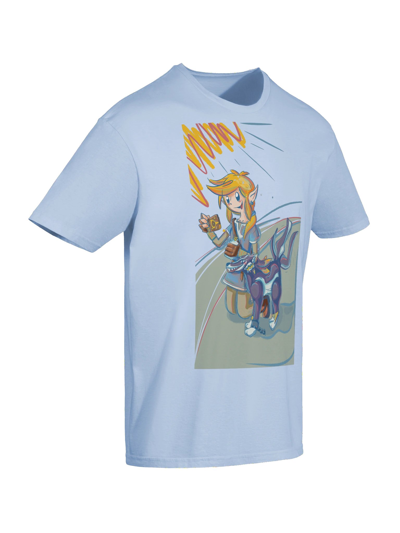Wolf Companion Scribble T-Shirt product image (10)