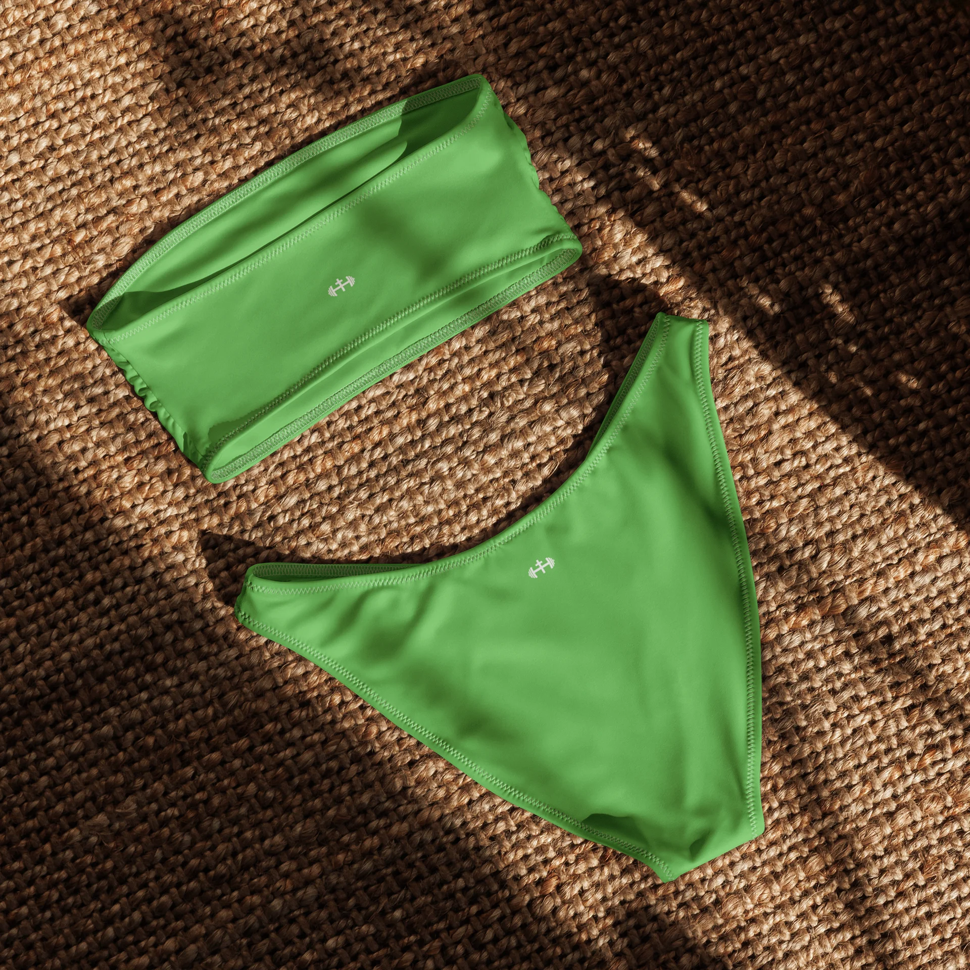 His House Womens Bandeau Bikini Set - Lime product image (5)