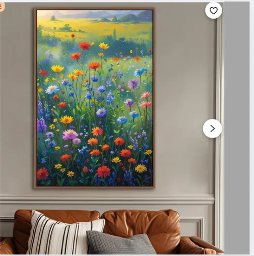Wildflower Field Framed Wall Art product image (4)