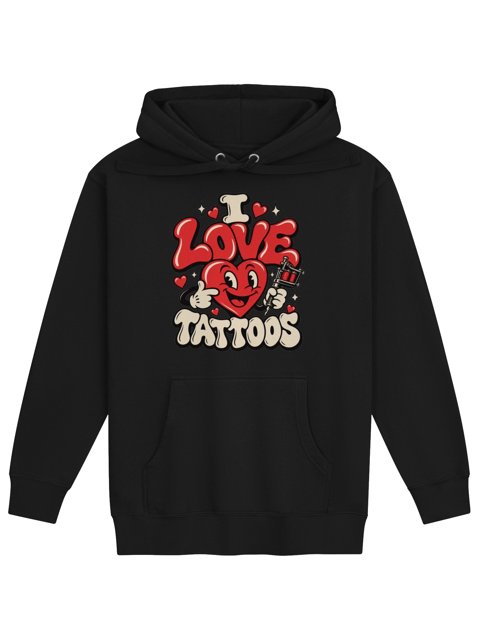Heart Mascot Hoodie — I Love Tattoos product image (1)