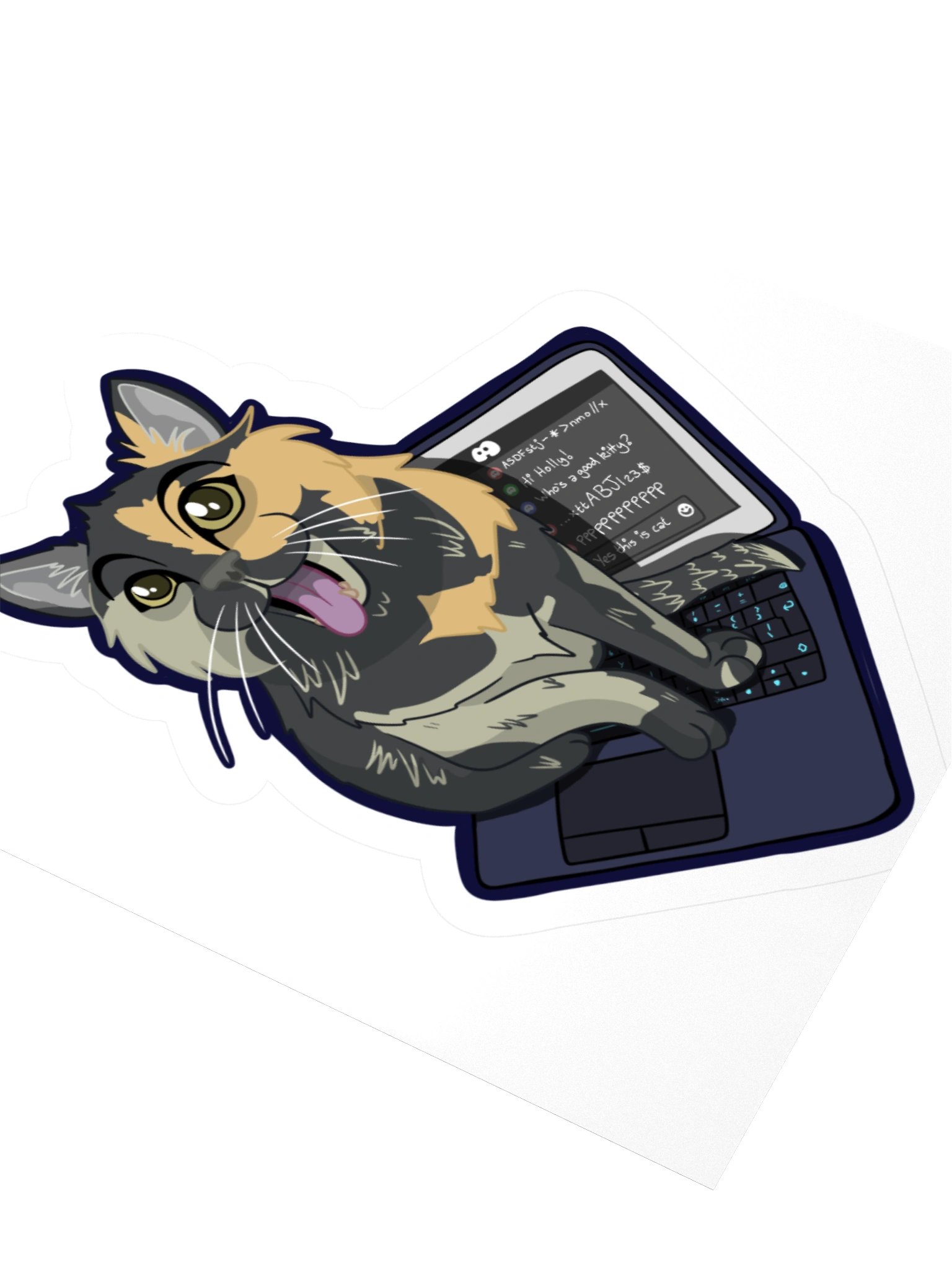 Holly with outline Die-Cut Sticker product image (7)