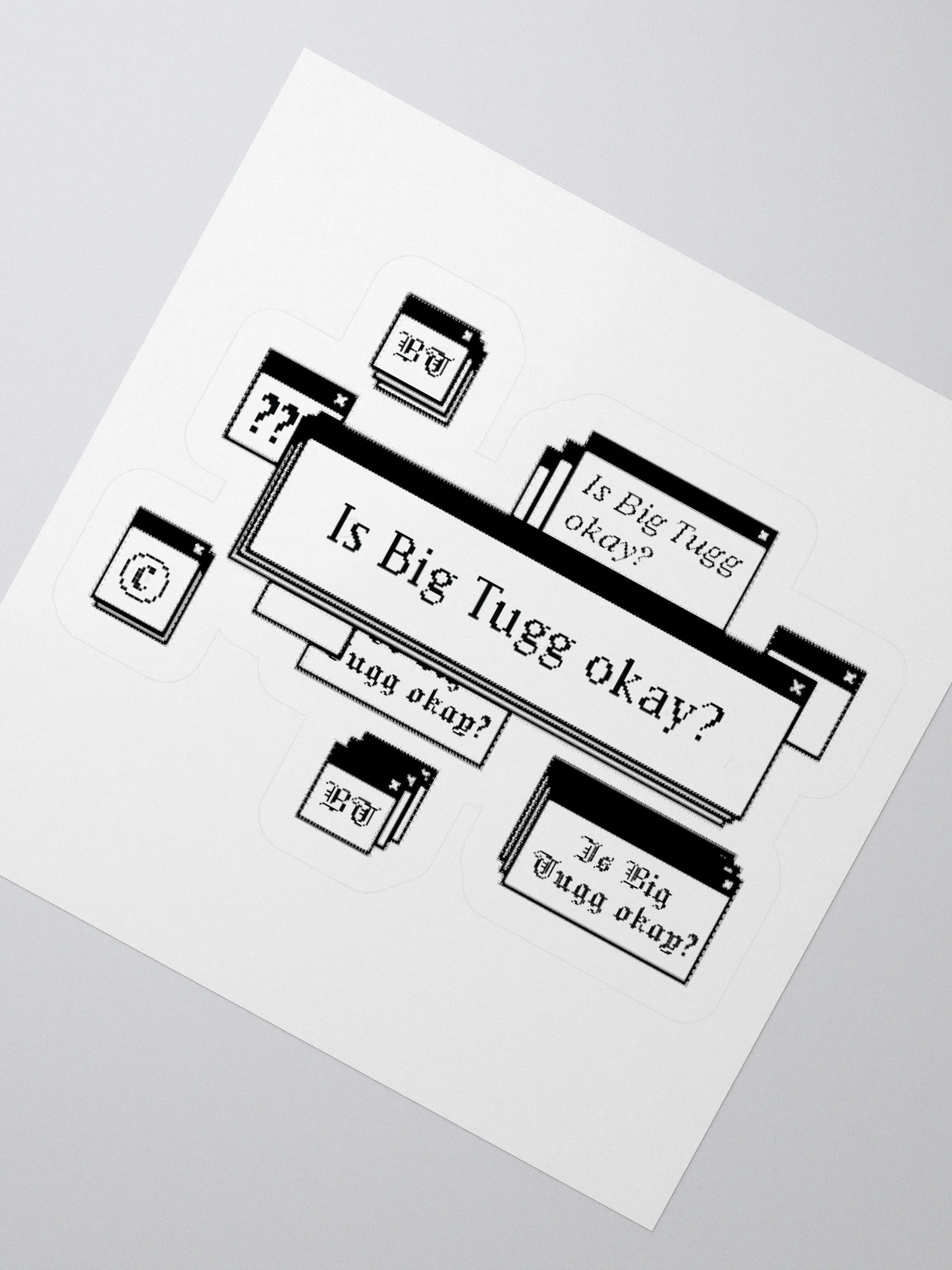 Is Big Tugg Okay Sticker product image (2)