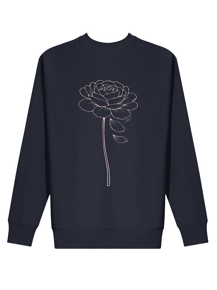 Rose “love hard” Sweatshirt (Dark Colours) product image (15)
