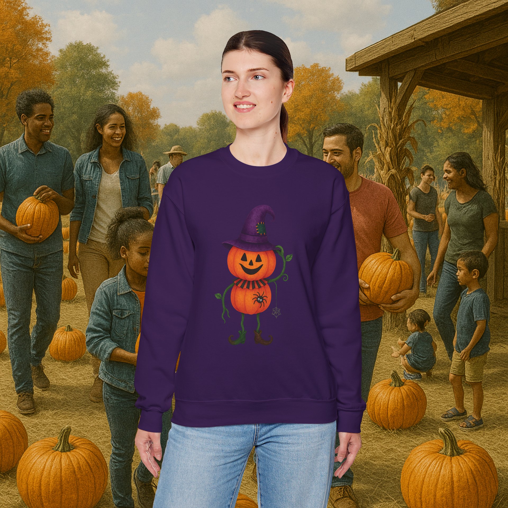 Mr. Pumpkin PNG | Cute Halloween Pumpkin Clipart | Fall Sublimation Design | Pumpkin Patch Digital Download product image (9)