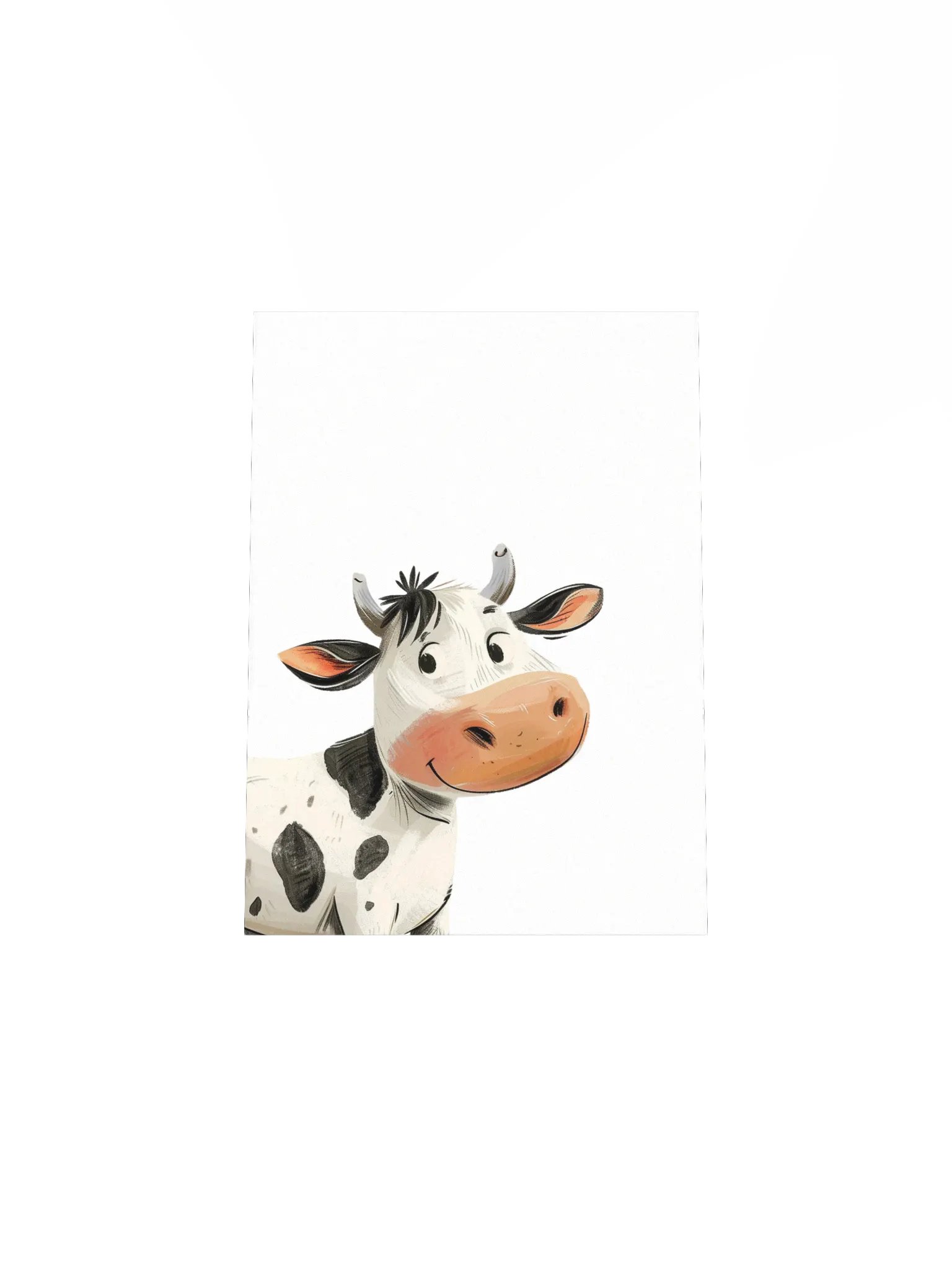 Holstein Cow Nursery Wall Print product image (5)