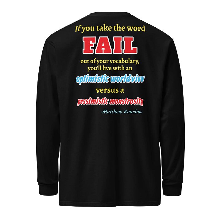 Heavyweight Long Sleeve Shirt [Quote 5] | Garment-Dyed, Unisex product image (1)